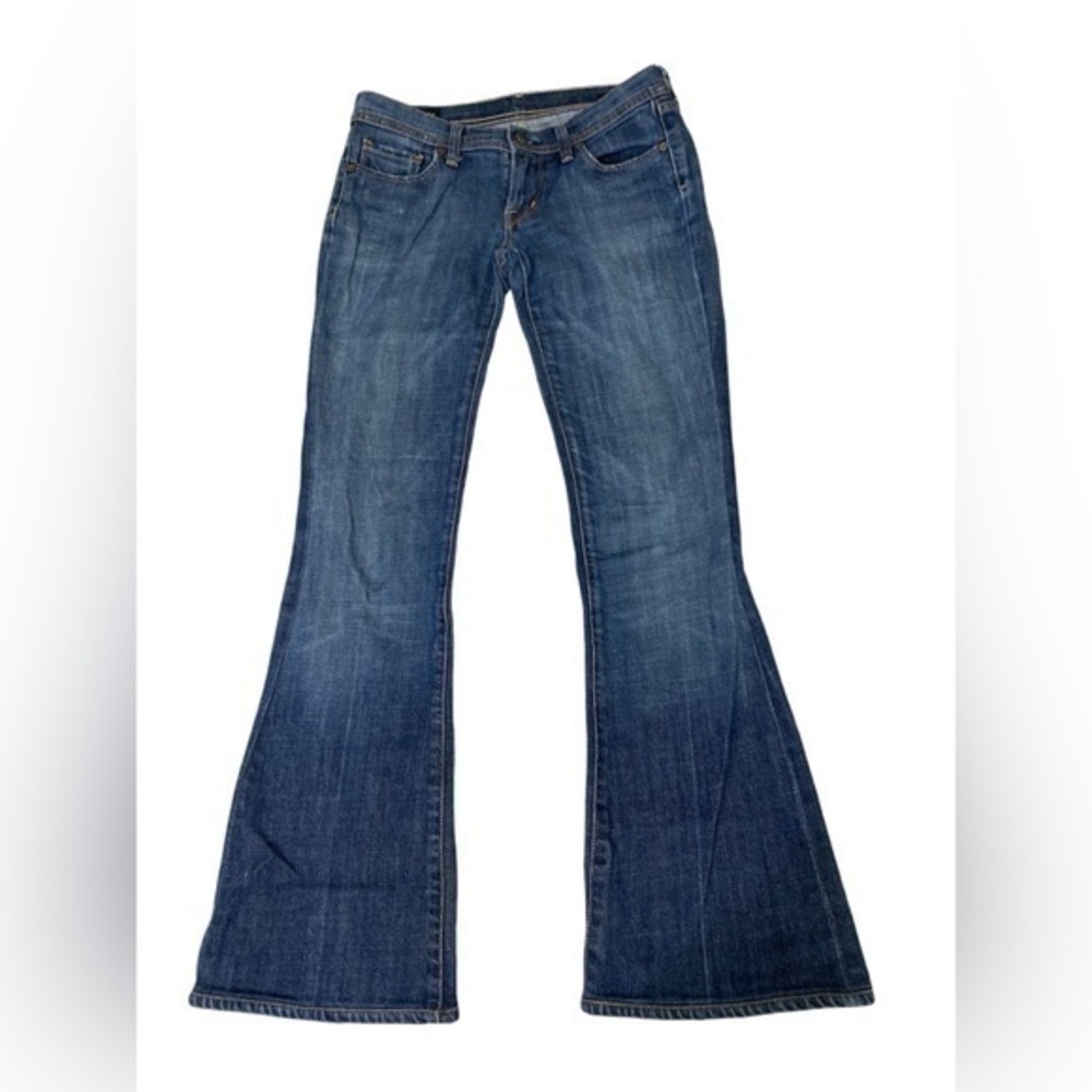 Citizens of Humanity COH Ingrid 002 Low Waist Dark Wash Flare Jeans